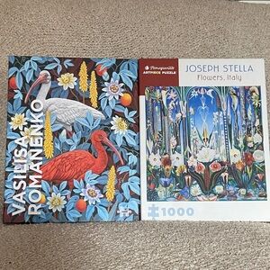 Vasilisa Romanenko Ibises and Joseph Stella Flowers, Italy - 1,000 Piece Puzzles